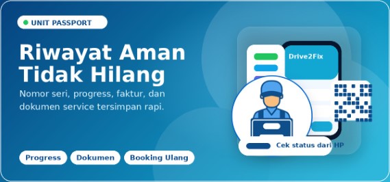 Riwayat unit dan dokumen tersimpan